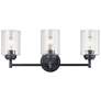 2_Kichler Winslow 21 1/2" Wide Black 3-Light Bath Light
