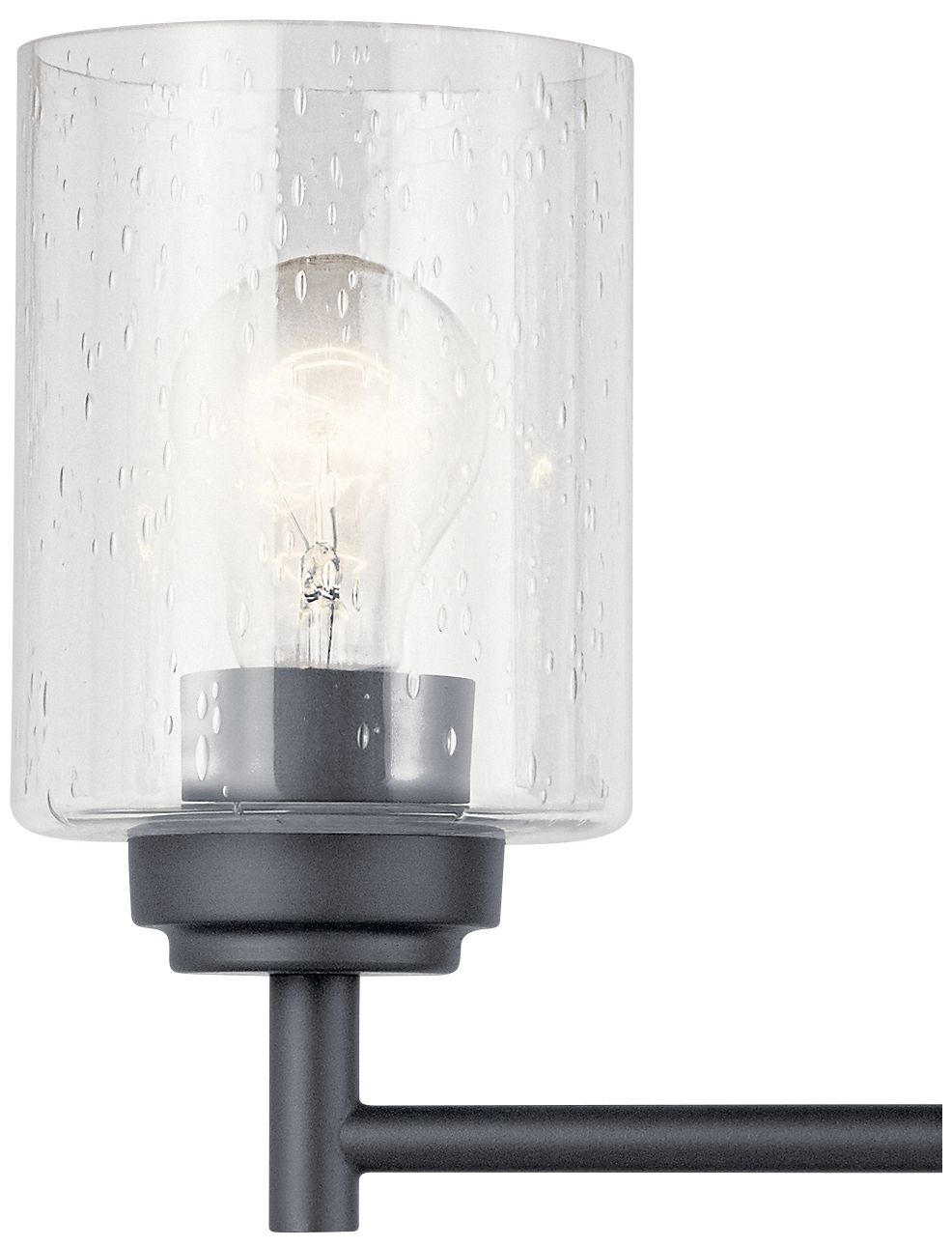 Kichler Winslow 21 1/2" Wide Black 3-Light Bath Light
