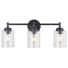 Image5 of Kichler Winslow 21 1/2" Wide Black 3-Light Bath Light more views