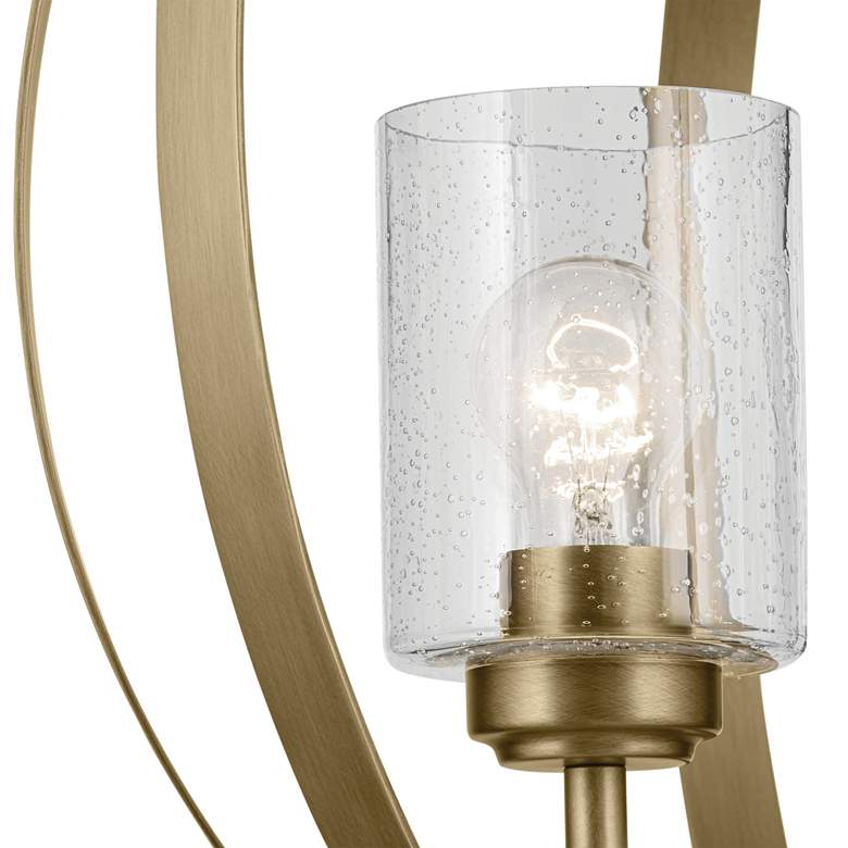 Image 3 Kichler Winslow 24 1/2"W Natural Brass 3-Light Chandelier more views