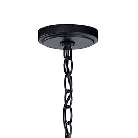 Image5 of Kichler Winslow 24" Wide Industrial Black Finish Open Orb Chandelier more views