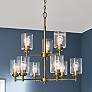 Thumbnail1 of Kichler Winslow 27" Wide Natural Brass 9-Light Chandelier