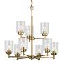 Thumbnail4 of Kichler Winslow 27" Wide Natural Brass 9-Light Chandelier more views