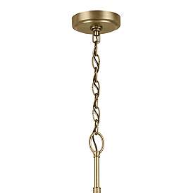Image5 of Kichler Winslow 27" Wide Natural Brass 9-Light Chandelier more views