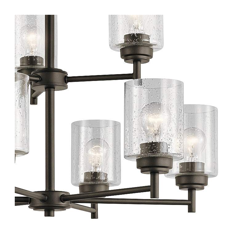 Image 2 Kichler Winslow 27" Wide Oiled Bronze 9-Light Chandelier more views