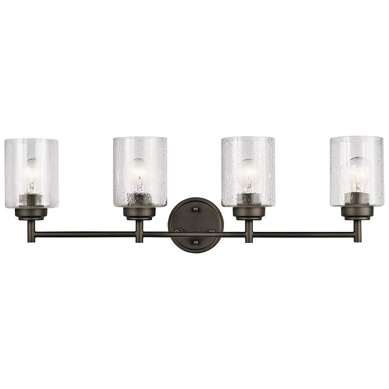 Image 2 Kichler Winslow 30" Wide Olde Bronze 4-Light Bath Light