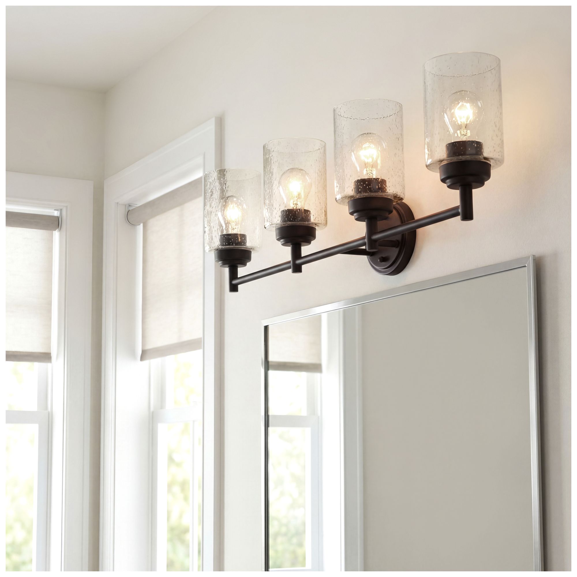 Image 3 Kichler Winslow 30" Wide Olde Bronze 4-Light Bath Light more views