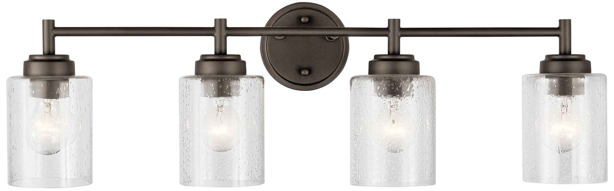 Image 4 Kichler Winslow 30" Wide Olde Bronze 4-Light Bath Light more views