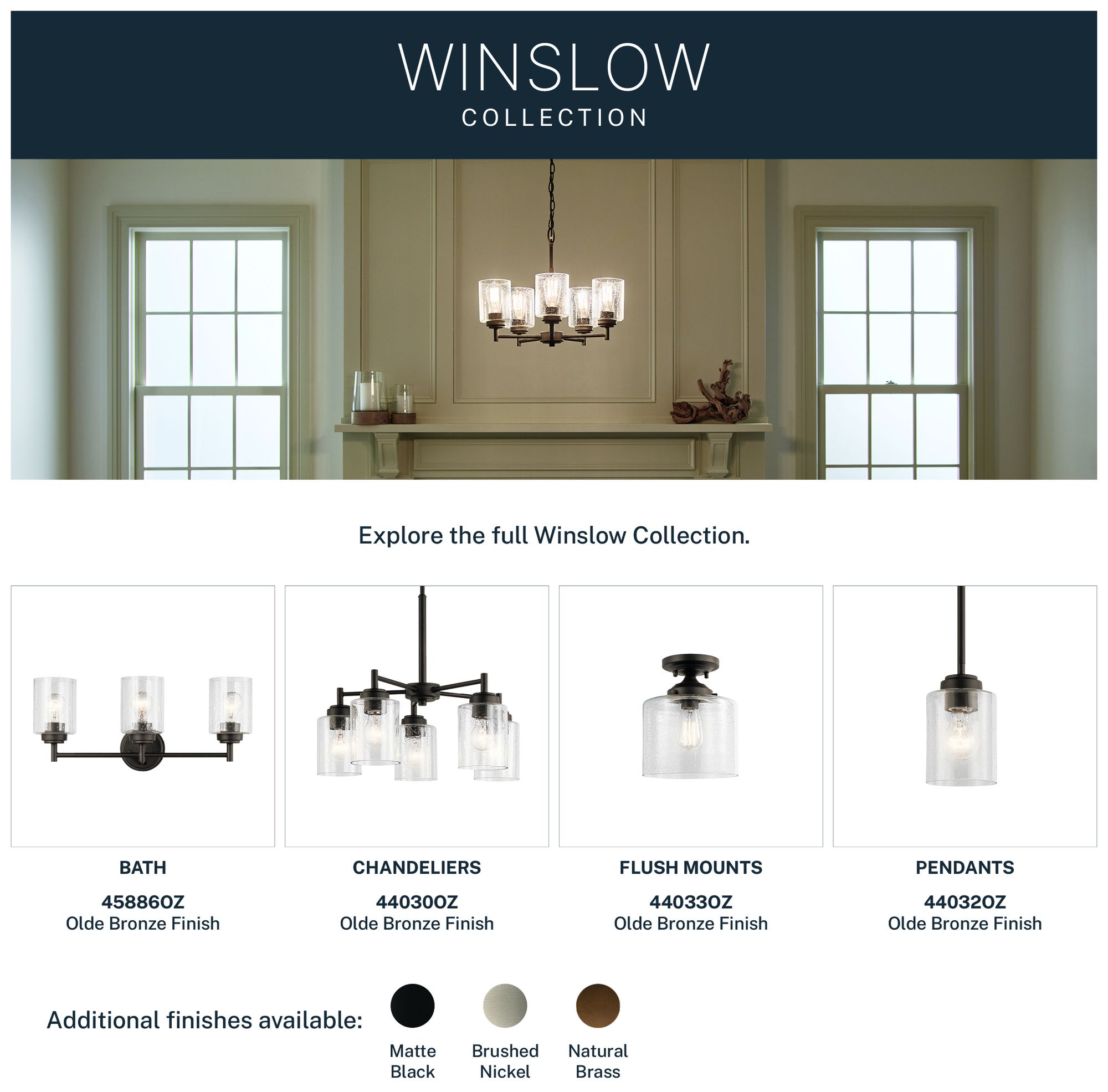 Kichler Winslow 30" Wide Olde Bronze 4-Light Bath Light
