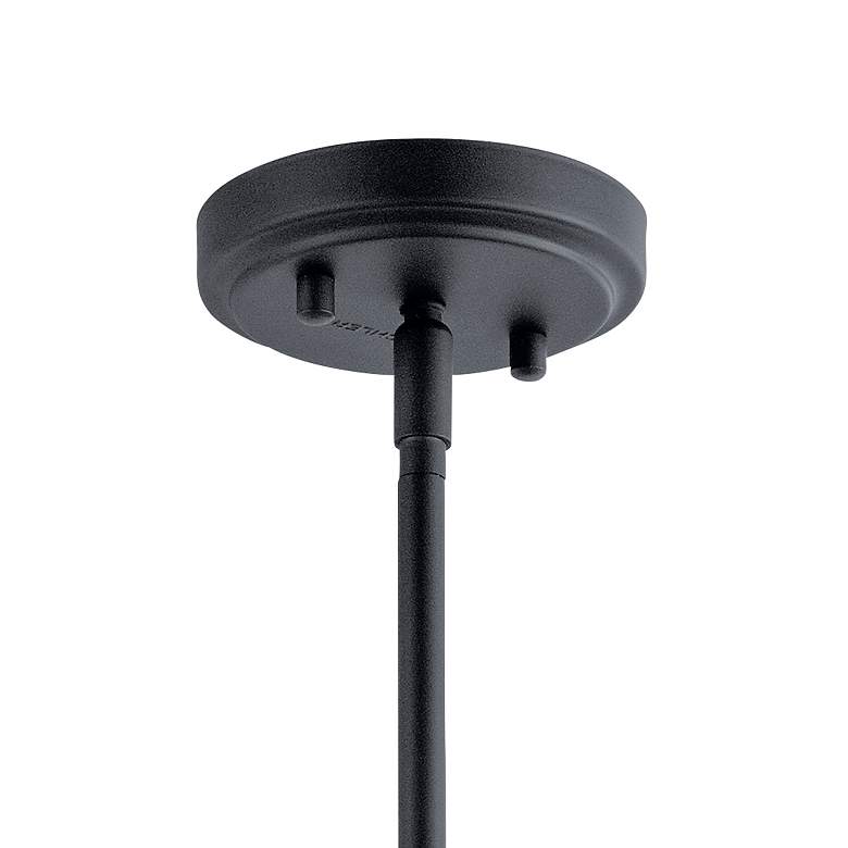 Image 5 Kichler Winslow 4 1/4" Wide Black Cylindrical Mini Pendant Light more views