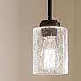Kichler Winslow 4 1/4" Wide Black Cylindrical Mini Pendant Light