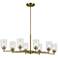 Kichler Winslow 44 1/2"W Natural Brass 8-Light Chandelier