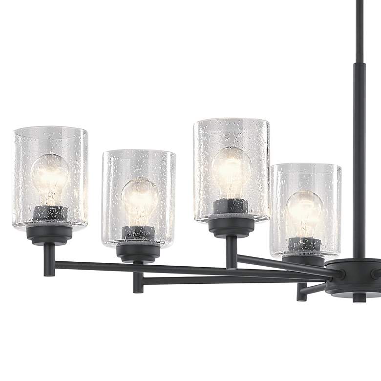 Image 2 Kichler Winslow 44 1/4" Wide Black Steel 8-Light Chandelier more views