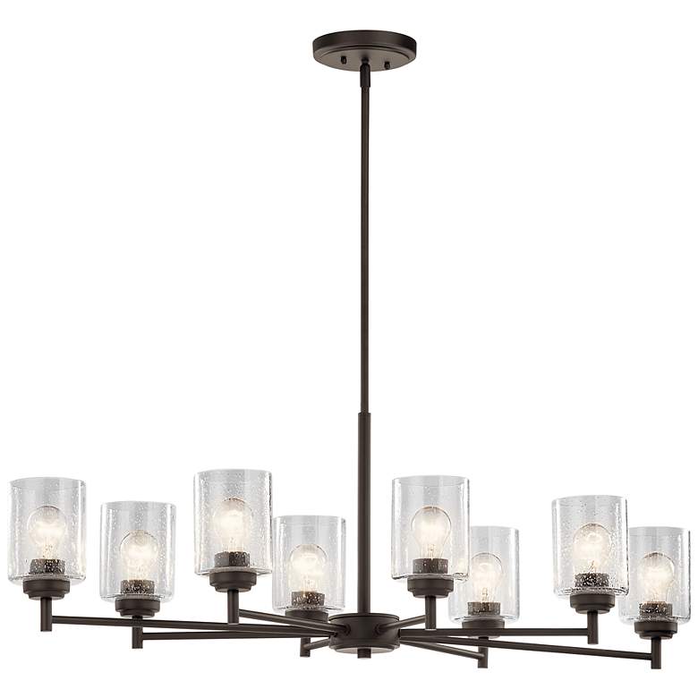 Image 1 Kichler Winslow 44 1/4" Wide Olde Bronze 8-Light Chandelier