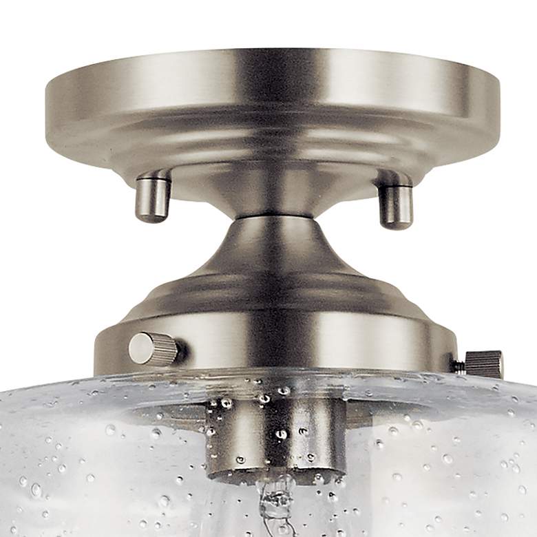 Image 3 Kichler Winslow 8 1/2" Wide Brushed Nickel Ceiling Light more views