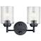 Kichler Winslow 9 1/4" High Black 2-Light Wall Sconce