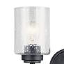 3_Kichler Winslow 9 1/4" High Black 2-Light Wall Sconce more views