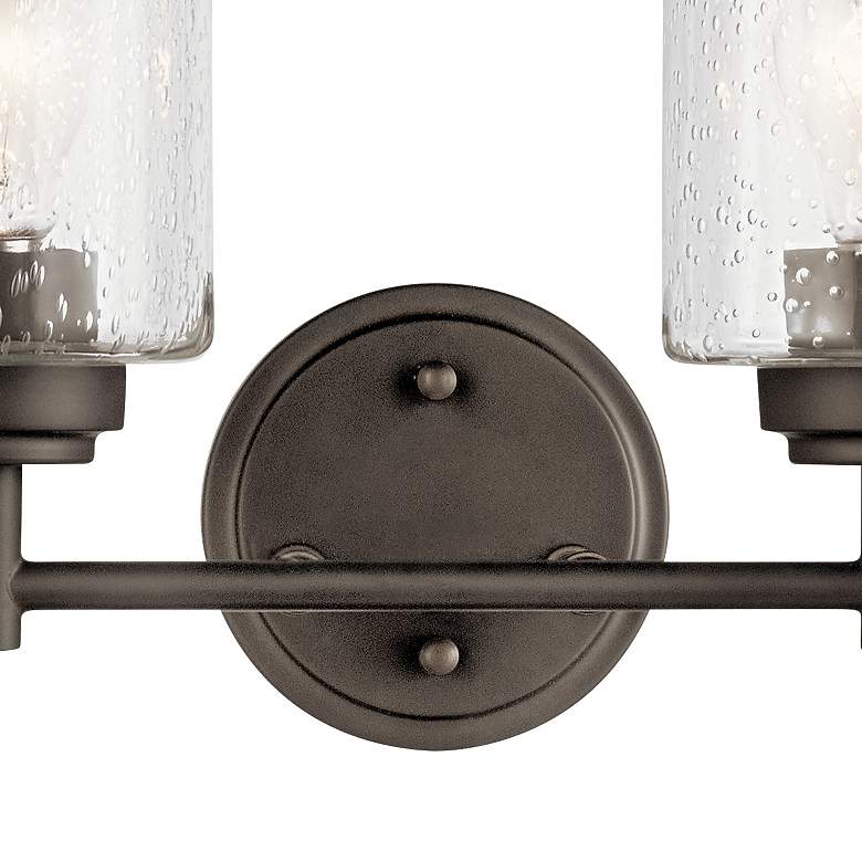 Image 5 Kichler Winslow 9 1/4" High Black 2-Light Wall Sconce more views