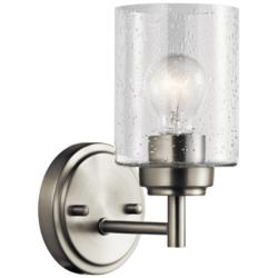 Kichler Winslow 9 1/4&quot; High Brushed Nickel Wall Sconce