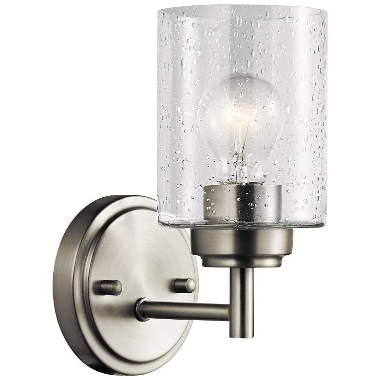 Image 2 Kichler Winslow 9 1/4" High Brushed Nickel Wall Sconce