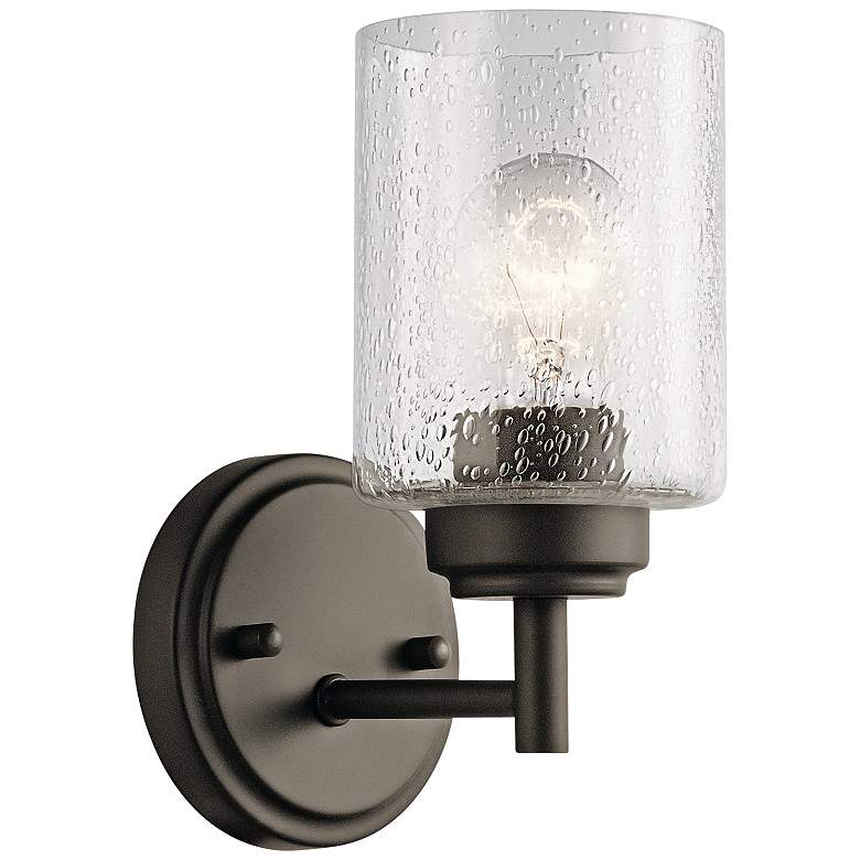 Image 1 Kichler Winslow 9 1/4" High Olde Bronze Wall Sconce