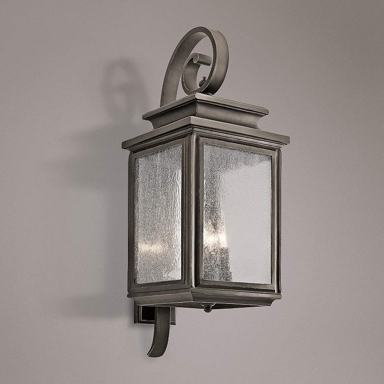 Image 1 Kichler Wiscombe Park 30 1/2 H  Bronze Outdoor Wall Light