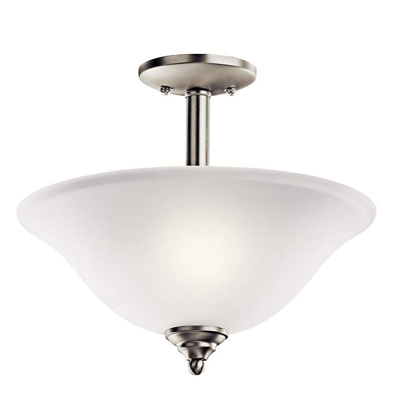 Image 2 Kichler Wynberg Brushed Nickel Pendant/Semi Flush 2Lt more views