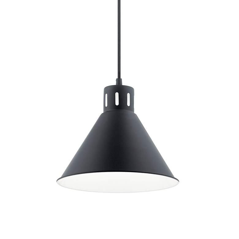 Image 3 Kichler Zailey 10 3/4" Wide Black Mini Pendant more views