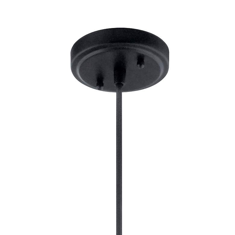 Image 4 Kichler Zailey 10 3/4" Wide Black Mini Pendant more views