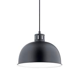 Image3 of Kichler Zailey 11 1/2" Wide Black Mini Pendant more views