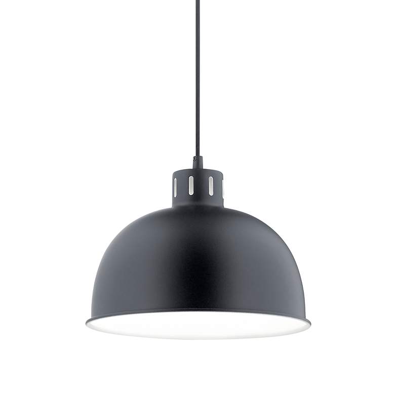 Image 3 Kichler Zailey 11 1/2" Wide Black Mini Pendant more views