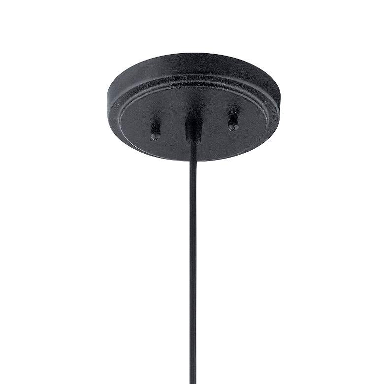 Image 4 Kichler Zailey 11 1/2" Wide Black Mini Pendant more views