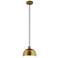 Kichler Zailey 11 1/2" Wide Natural Brass Mini Pendant