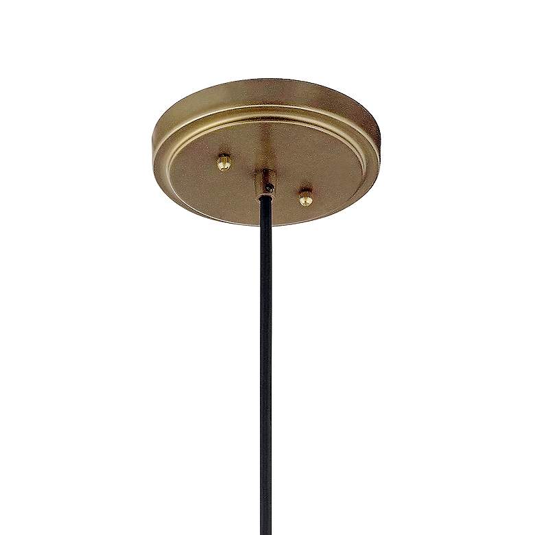 Image 4 Kichler Zailey 11 1/2" Wide Natural Brass Mini Pendant more views