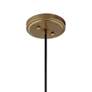 4_Kichler Zailey 11 1/2" Wide Natural Brass Mini Pendant more views