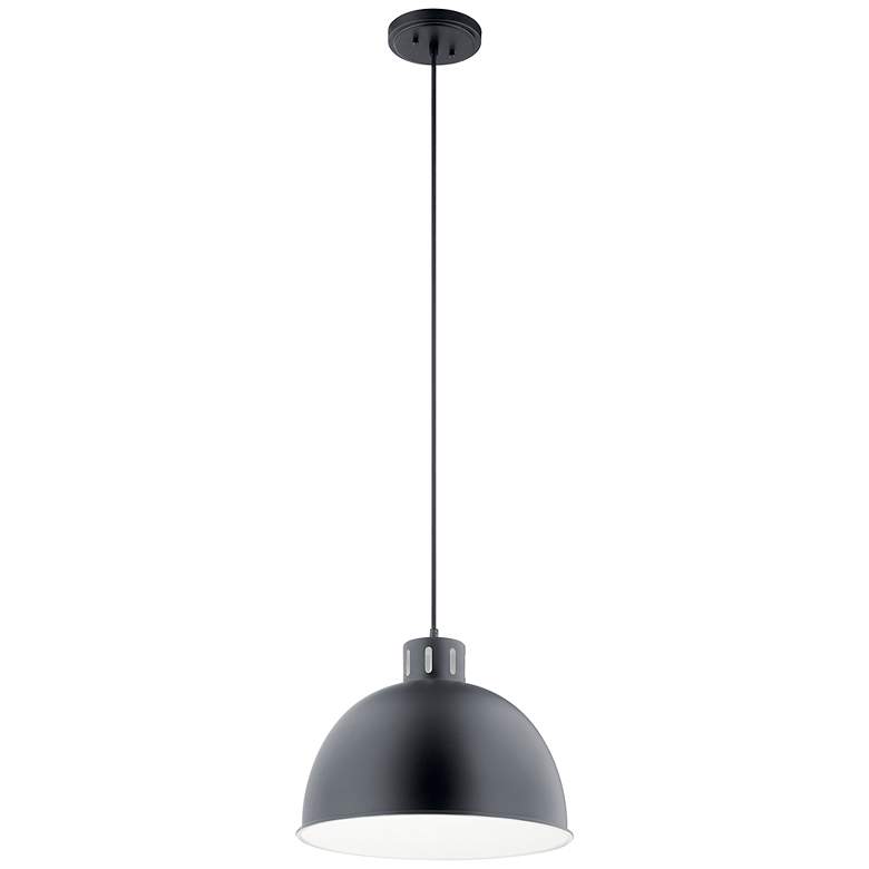 Image 2 Kichler Zailey Black Pendant 1Lt