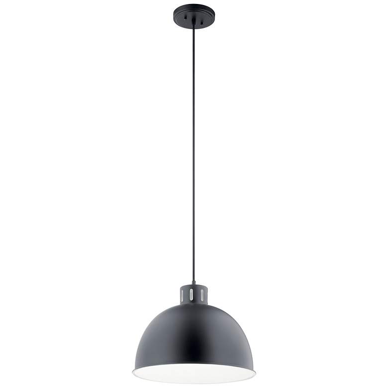 Image 1 Kichler Zailey Black Pendant 1Lt