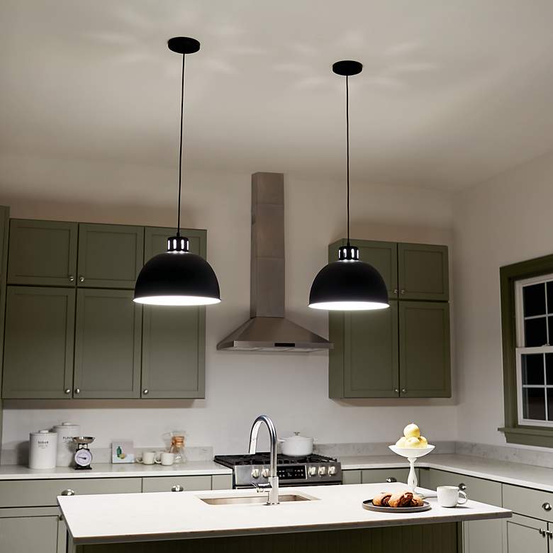 Image 7 Kichler Zailey Black Pendant 1Lt more views