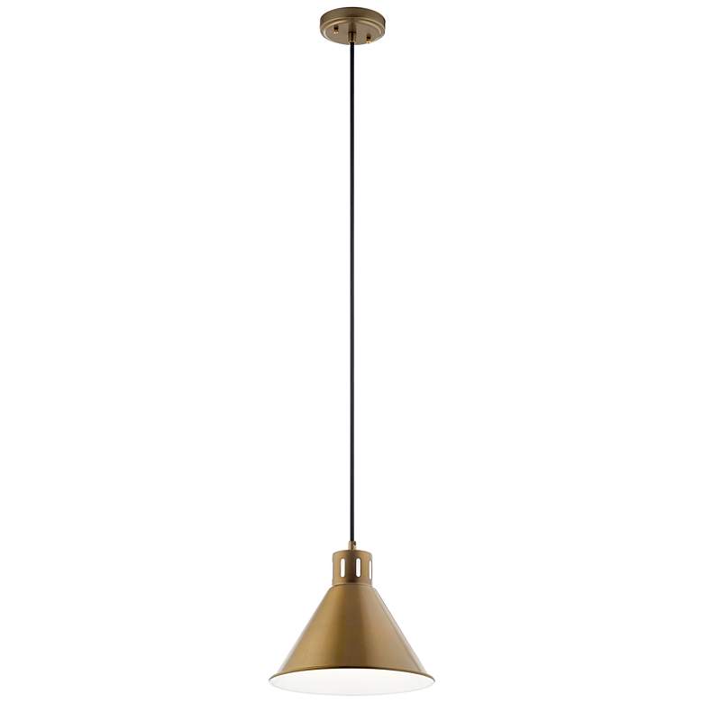 Image 1 Kichler Zailey Natural Brass Pendant 1Lt