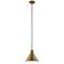 Kichler Zailey Natural Brass Pendant 1Lt
