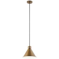 Kichler Zailey Natural Brass Pendant 1Lt