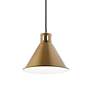 3_Kichler Zailey Natural Brass Pendant 1Lt more views