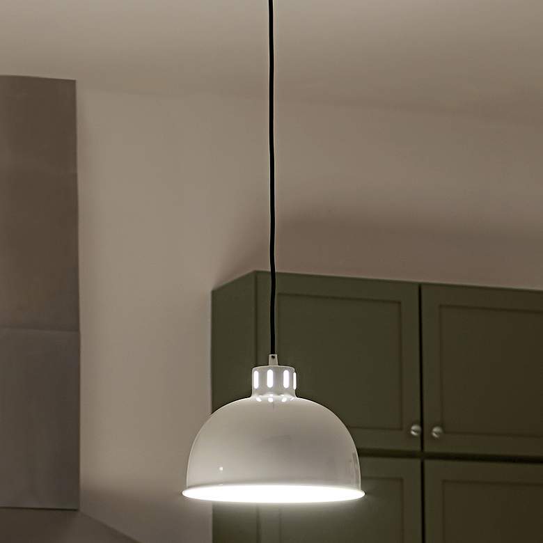 Image 1 Kichler Zailey White Pendant 1Lt