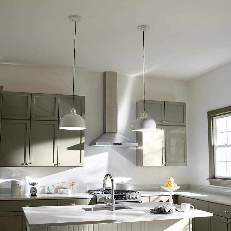 Image 6 Kichler Zailey White Pendant 1Lt more views