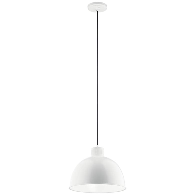 Image 1 Kichler Zailey White Pendant 1Lt