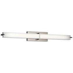 Kichler Zel 37 1/2&quot; Wide Modern Brushed Nickel Linear LED Bath Light