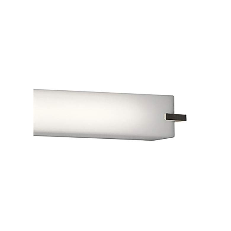 Image 4 Kichler Zel 49 1/4 inch Wide Brushed Nickel Modern Linear LED Bath Light more views