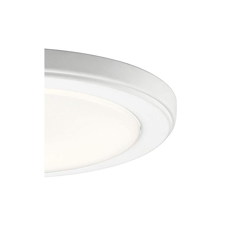 Image 2 Kichler Zeo 10 inch Wide Round White 3000K LED Ceiling Light more views