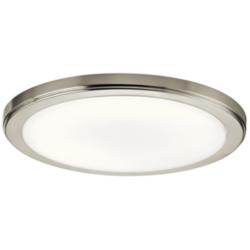 Kichler Zeo 13" Wide Round Brushed Nickel 4000K LED Ceiling Light