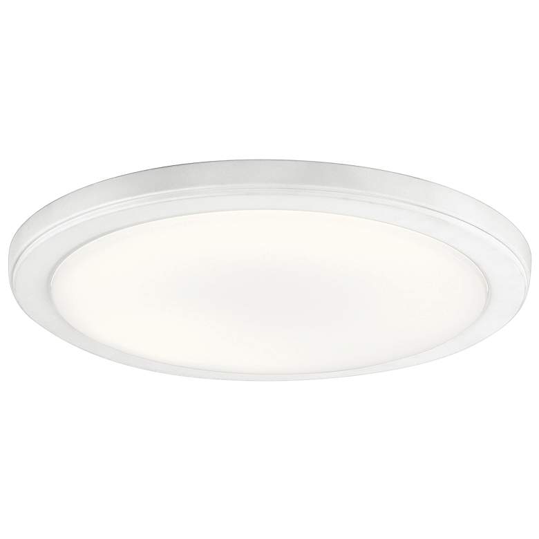 Image 2 Kichler Zeo 13 inch Wide Round White 3000K LED Ceiling Light